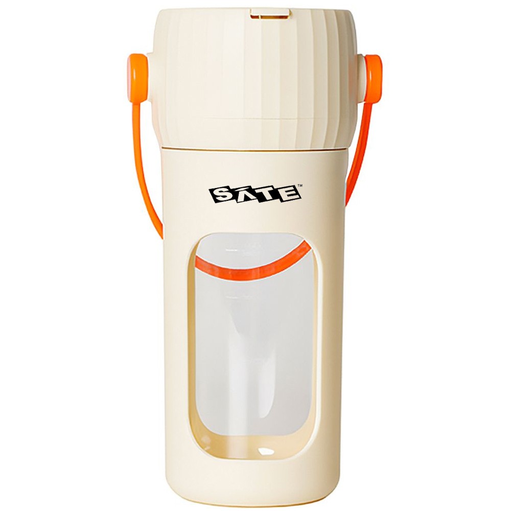 Mini Liquidificador Portátil Satellite A-P27 70W 380ml - Beige/Orange